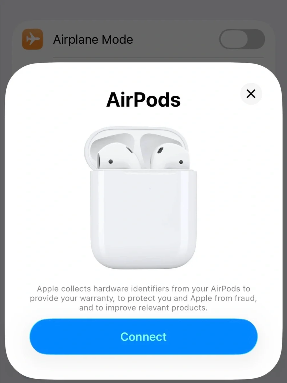 Apple White AirPods with Charging Case (A2031)
